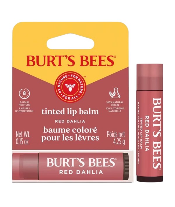 Burts Bees  Tinted Lip Balm Red Dahlia