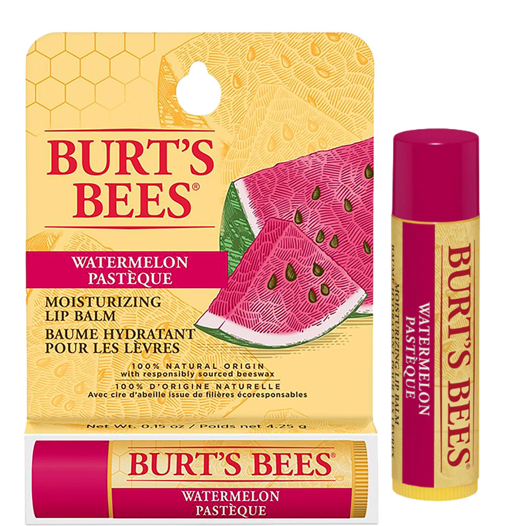 Burts Bees Watermelon Moisturizing Lip Balm
