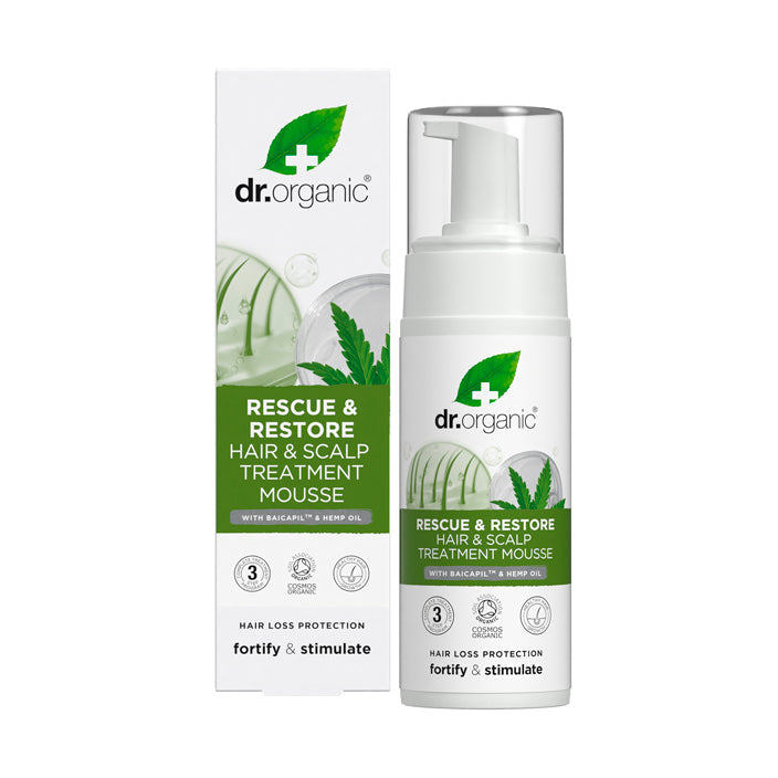 Bioactive Haircare Organic Hemp Oil Restoring Hair And Scalp Treatment Mousse