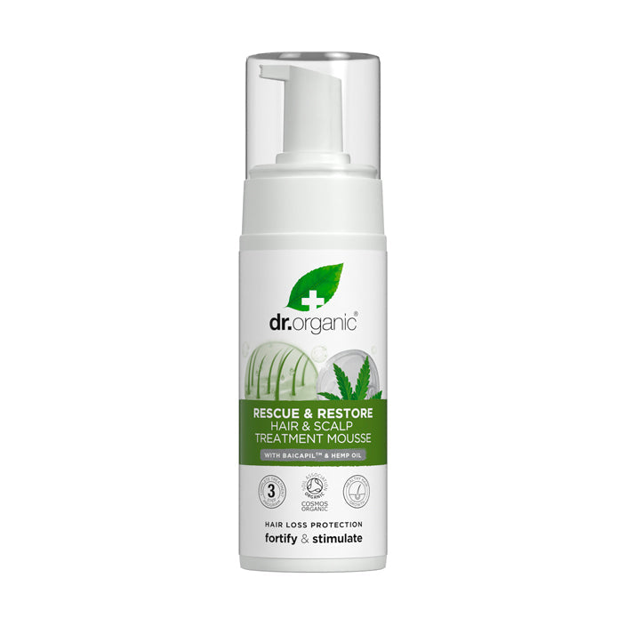 Bioactive Haircare Organic Hemp Oil Restoring Hair And Scalp Treatment Mousse