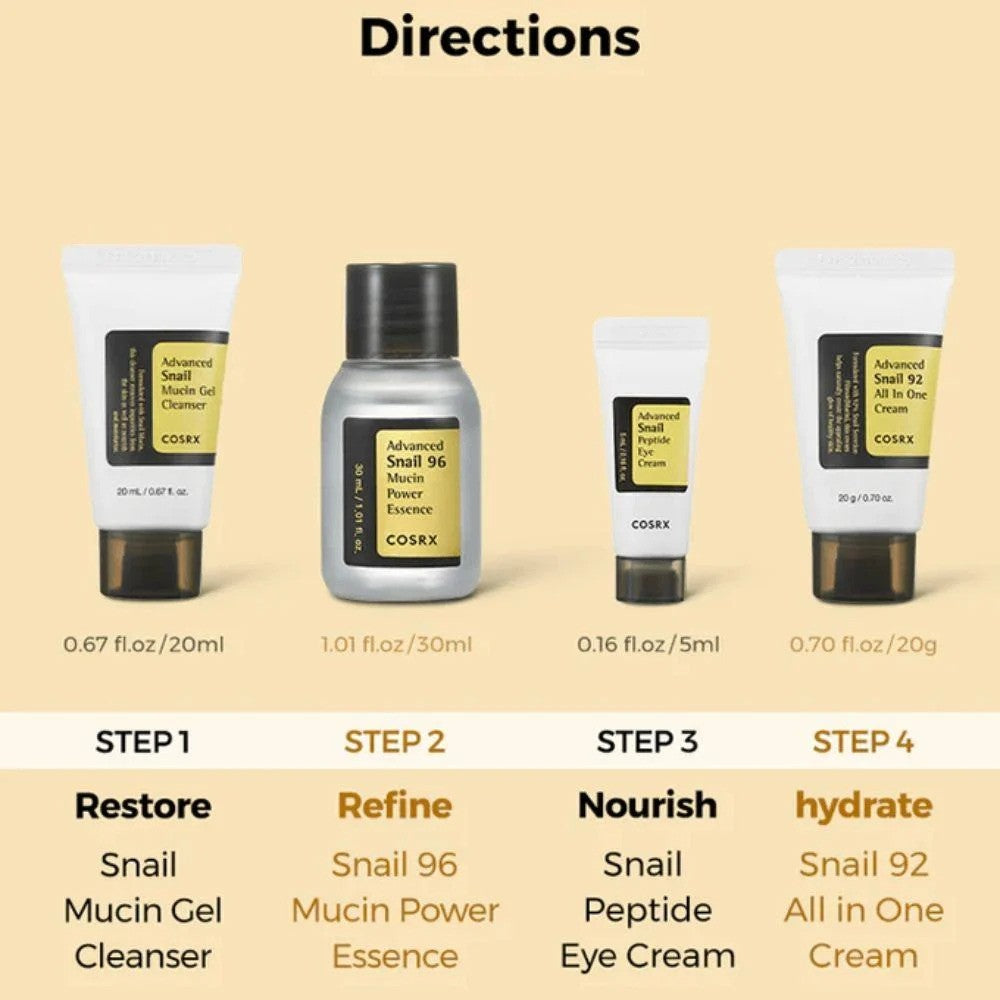 COSRX All About Snail 4 Step Kit