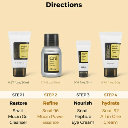 COSRX All About Snail 4 Step Kit