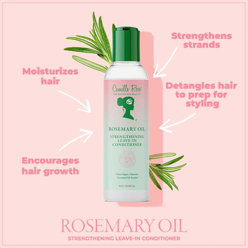 Camille Rose Naturals Rosemary Oil Strengthening Leave In Conditioner