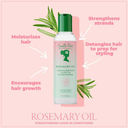 Camille Rose Naturals Rosemary Oil Strengthening Leave In Conditioner