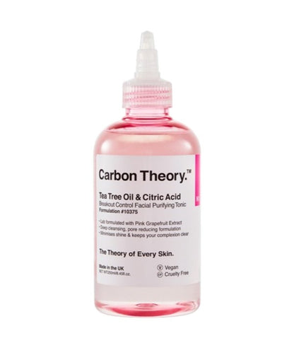Carbon Theory Tea Tree Oil And Citric Acid Breakout Control Facial Purifying Tonic