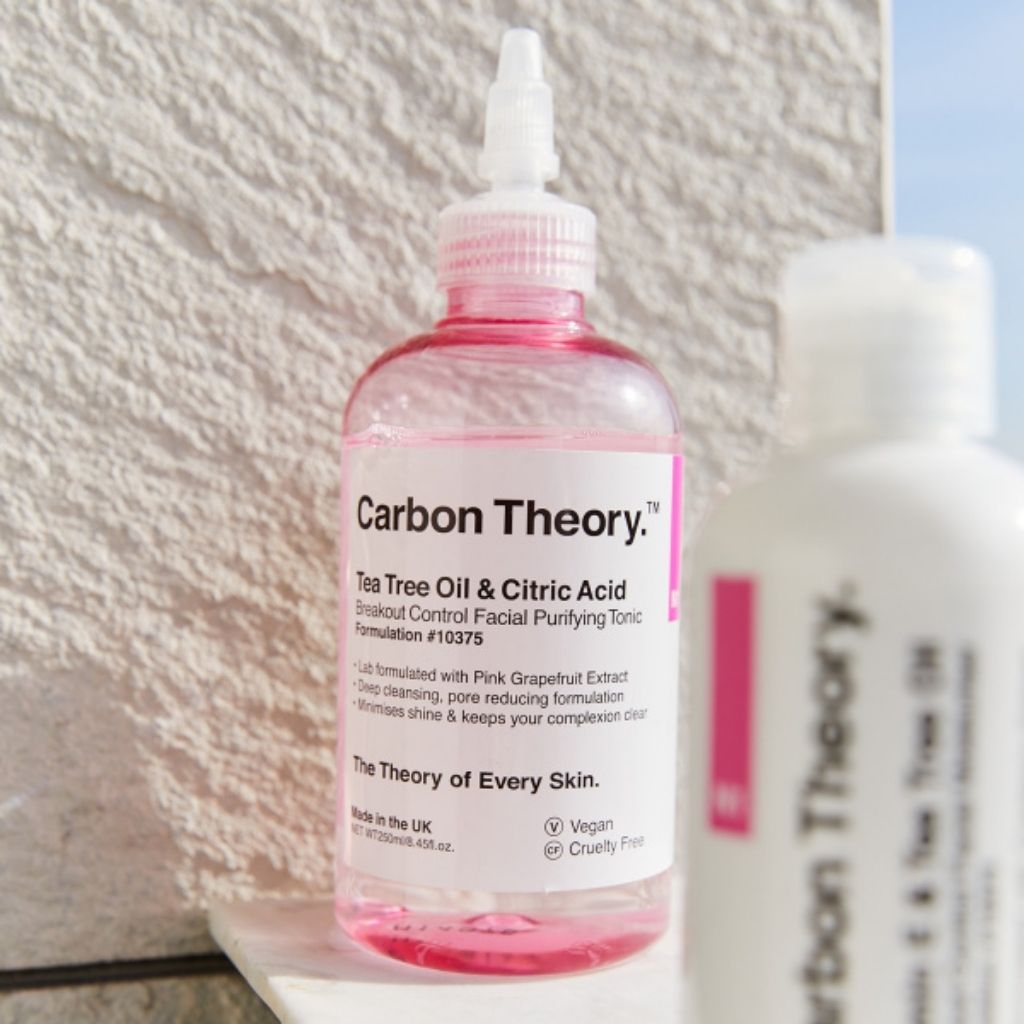 Carbon Theory Tea Tree Oil And Citric Acid Breakout Control Facial Purifying Tonic