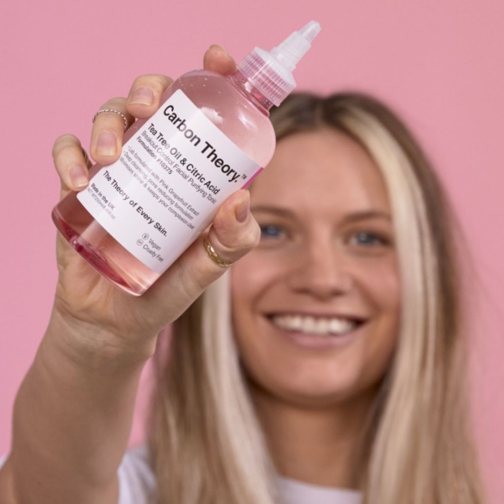 Carbon Theory Tea Tree Oil And Citric Acid Breakout Control Facial Purifying Tonic