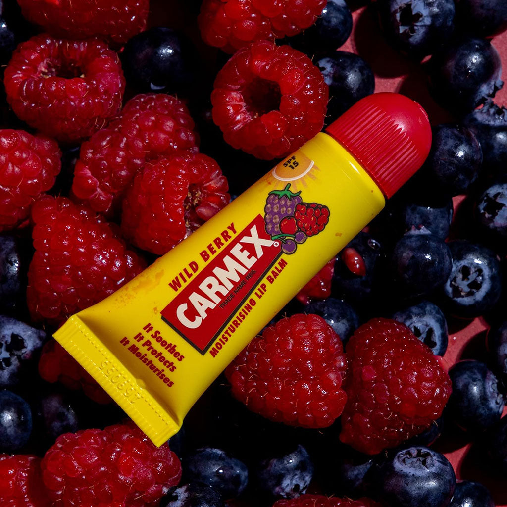 Carmex  Moisturising Lip Balm Tube Wild Berry