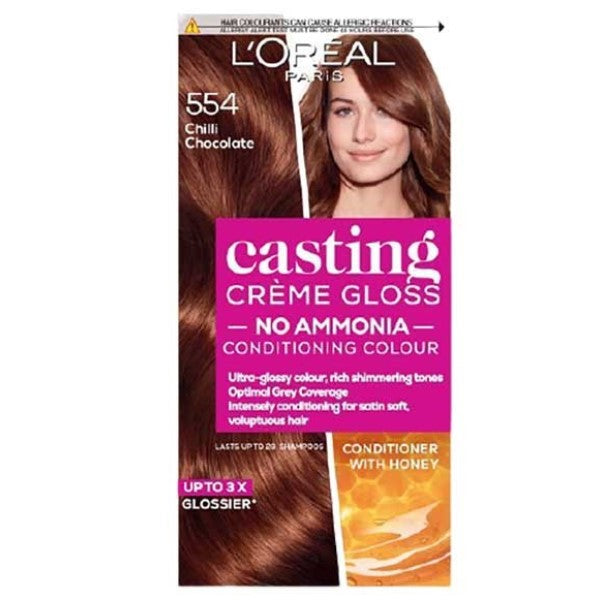 Loreal Casting Creme Gloss Conditioning Color Chilli Chocolate 554