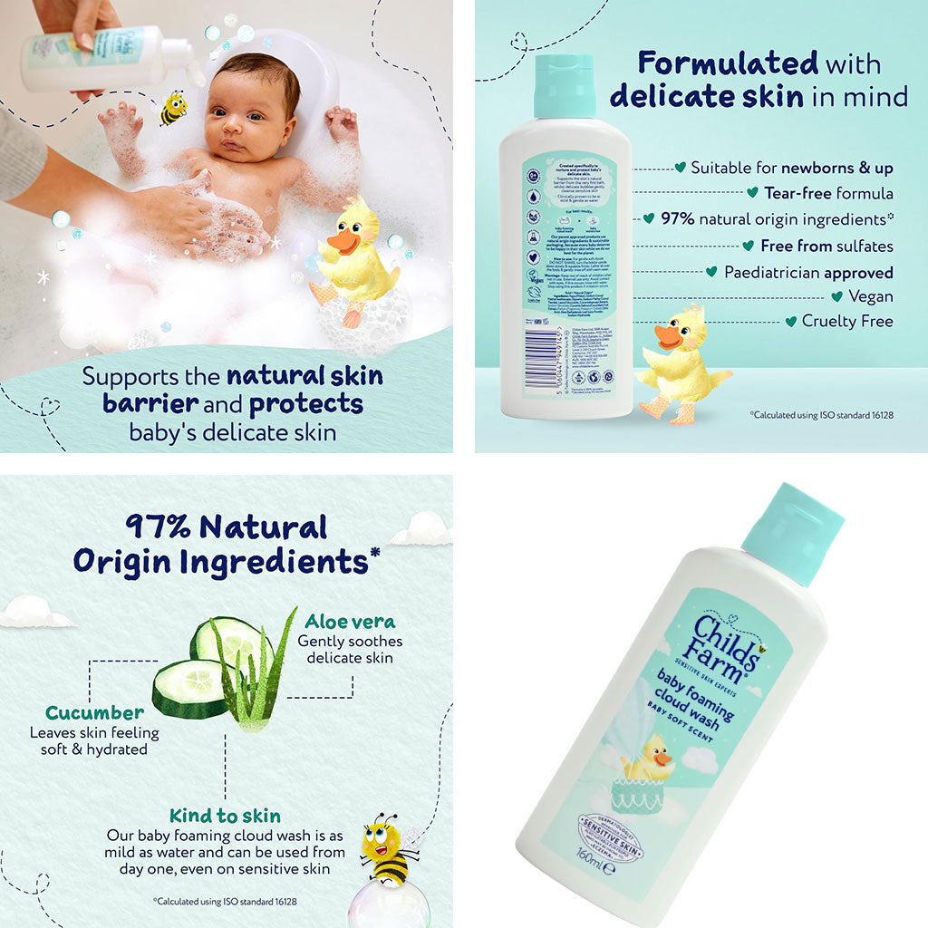 Childs Farm  Baby Foaming Cloud Wash Baby Soft Scent
