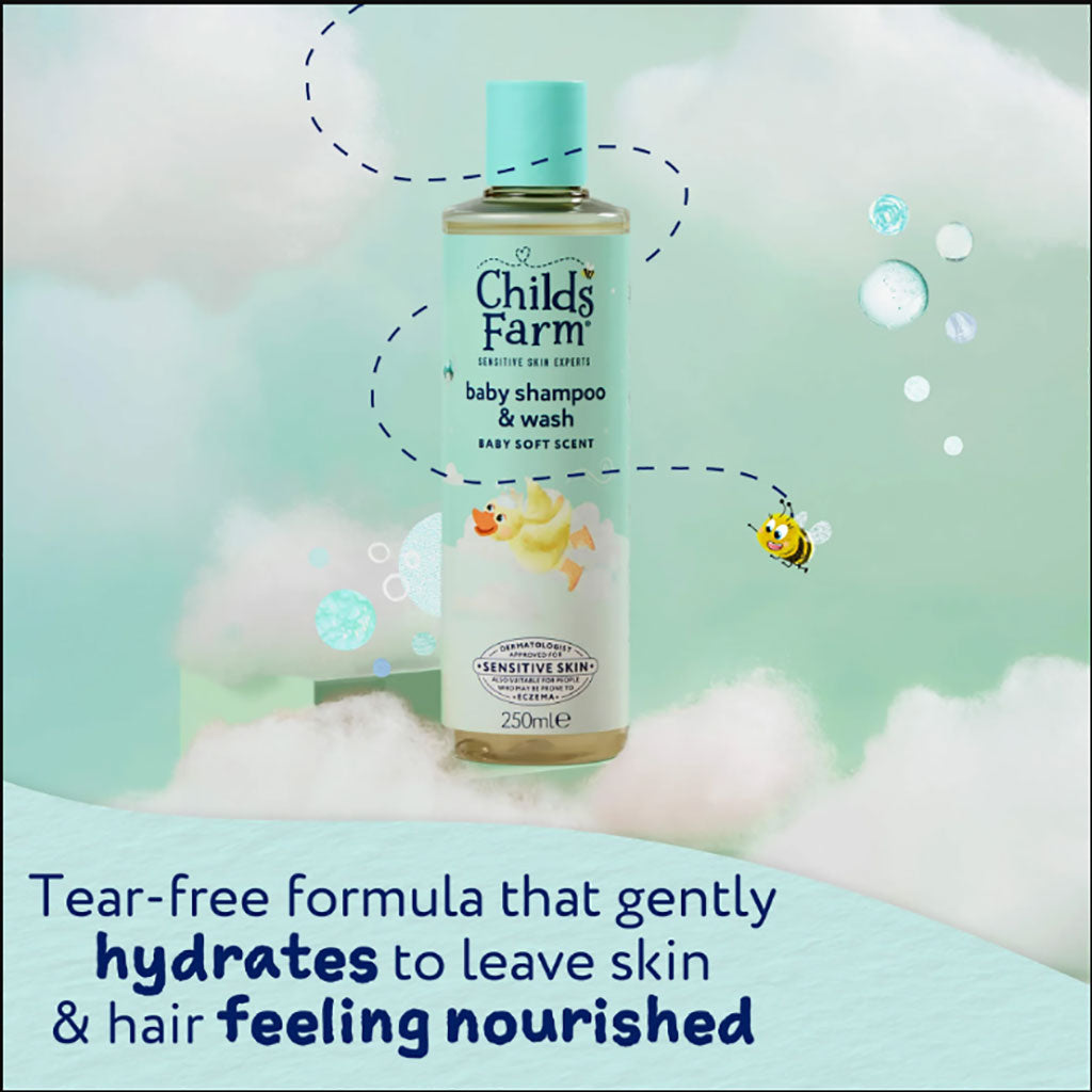 Childs Farm  Baby Shampoo And Wash Baby Soft Scent