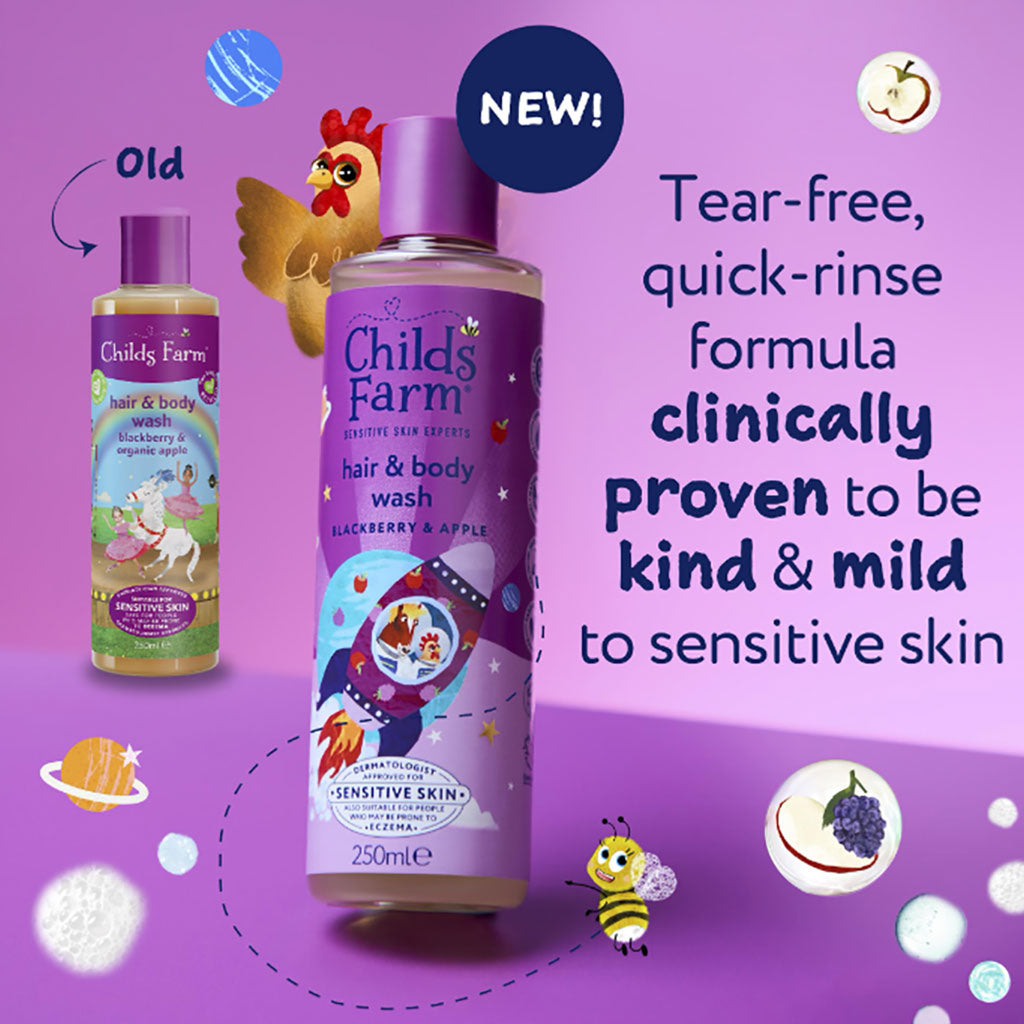 Childs Farm  Blackberry Apple Hair And Body Wash