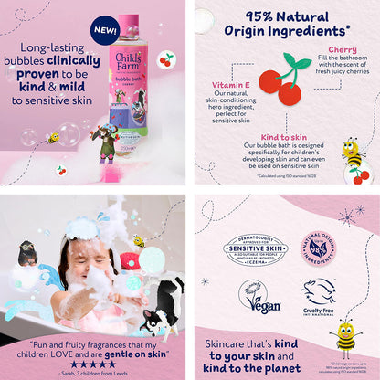 Childs Farm  Cherry Bubble Bath