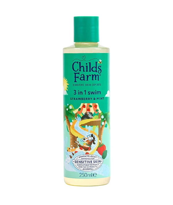 Childs Farm  Strawberry And Mint 3 In 1 Swim Wash