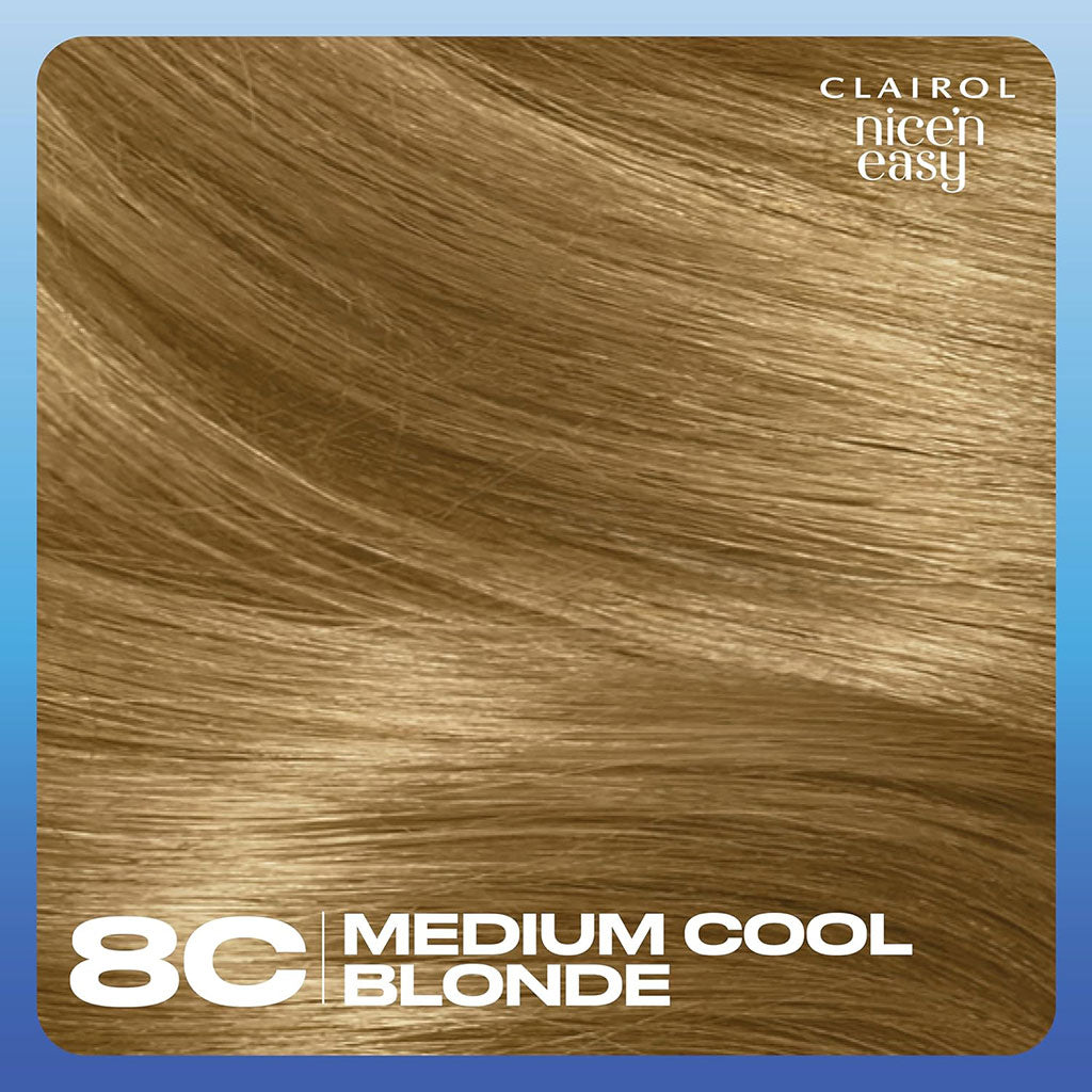 Clairol Nice N Easy Creme Permanent Colour 8C Medium Cool Blonde