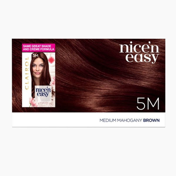 Clairol Nice N Easy Creme Permanent Color 5M Medium Mahogany Brown