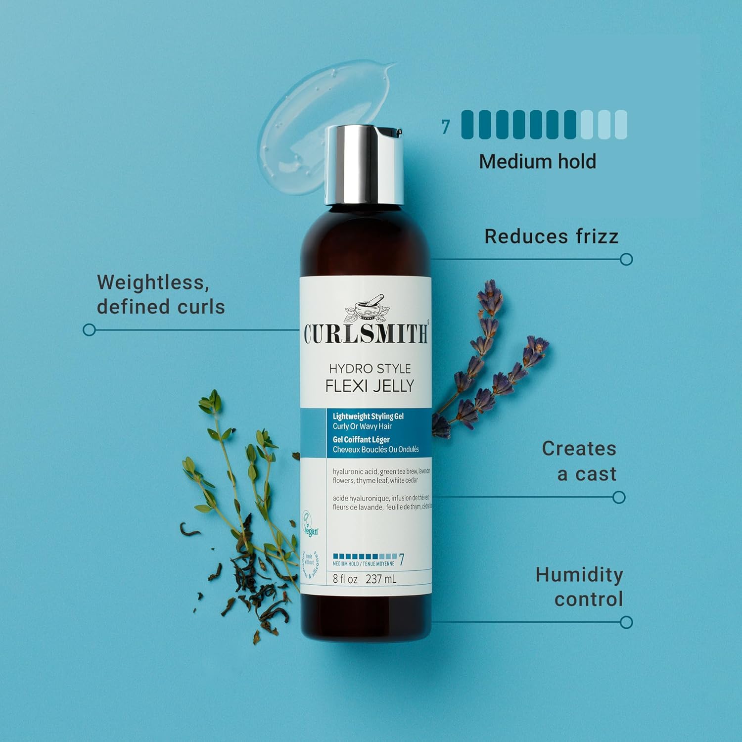 Curlsmith Hydro Style Flexi Jelly Lightweight Styling Gel