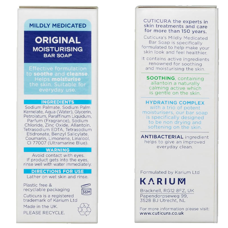 Cuticura  Mildly Medicated Original Moisturising Bar Soap