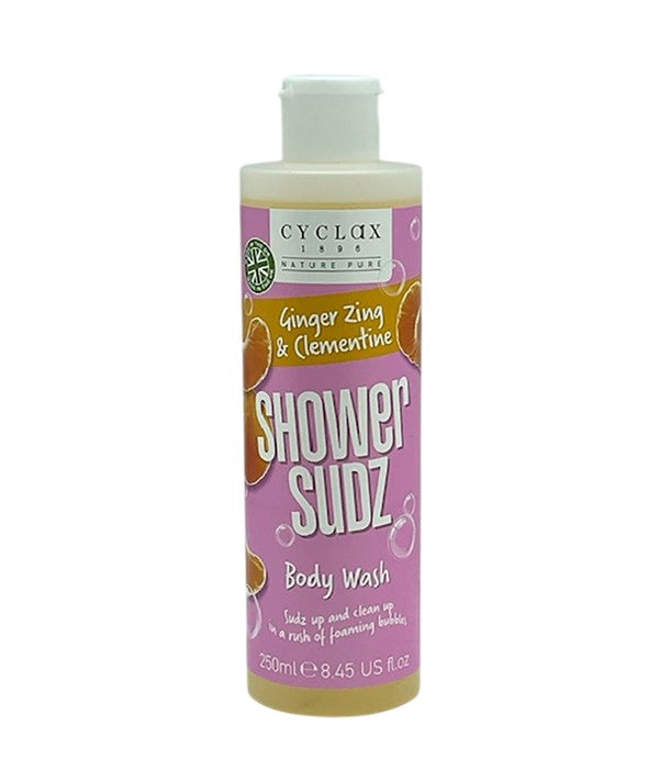 Three Pears Cyclax Ginger Zing And Clementine Shower Sudz Body Wash