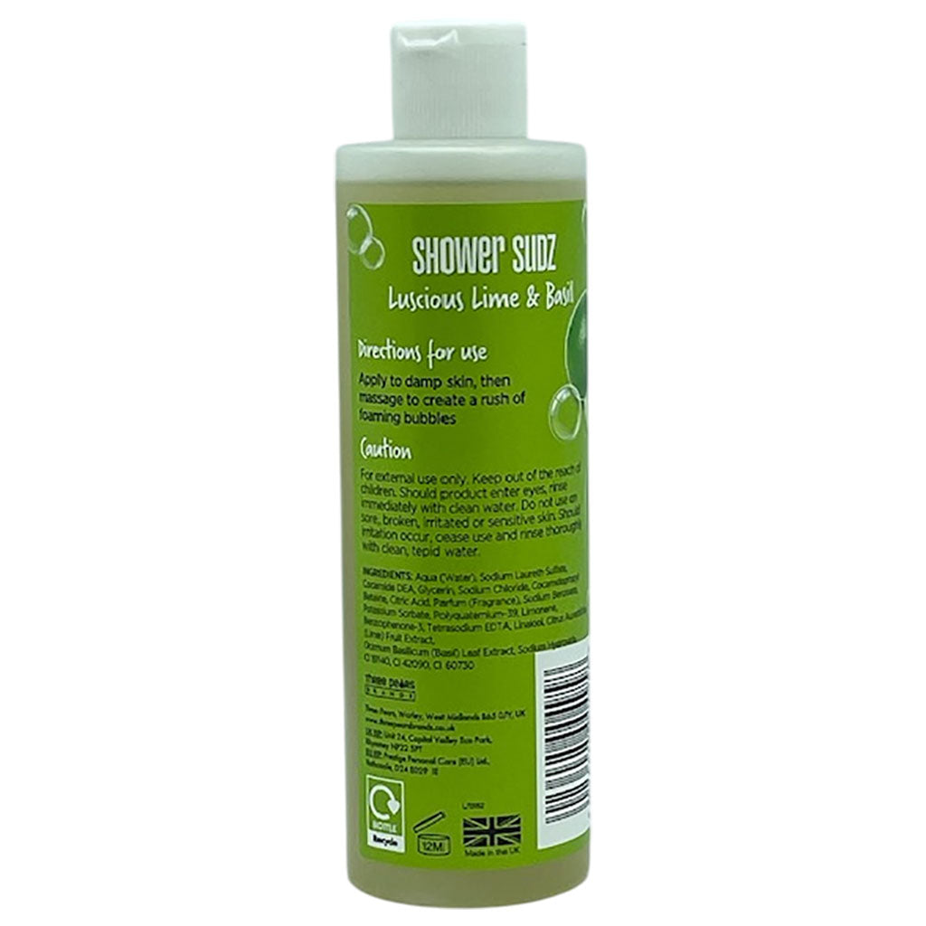 Three Pears Cyclax Luscious Lime And Basil Shower Sudz Body Wash