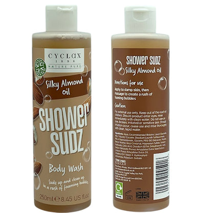 Three Pears Cyclax Silky Almond Oil Shower Sudz Body Wash