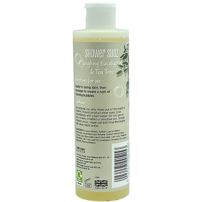 Three Pears Cyclax Tingling Eucalyptus And Tea Tree Shower Sudz Body Wash