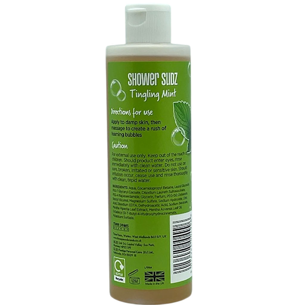 Three Pears Cyclax Tingling Mint Shower Sudz Body Wash