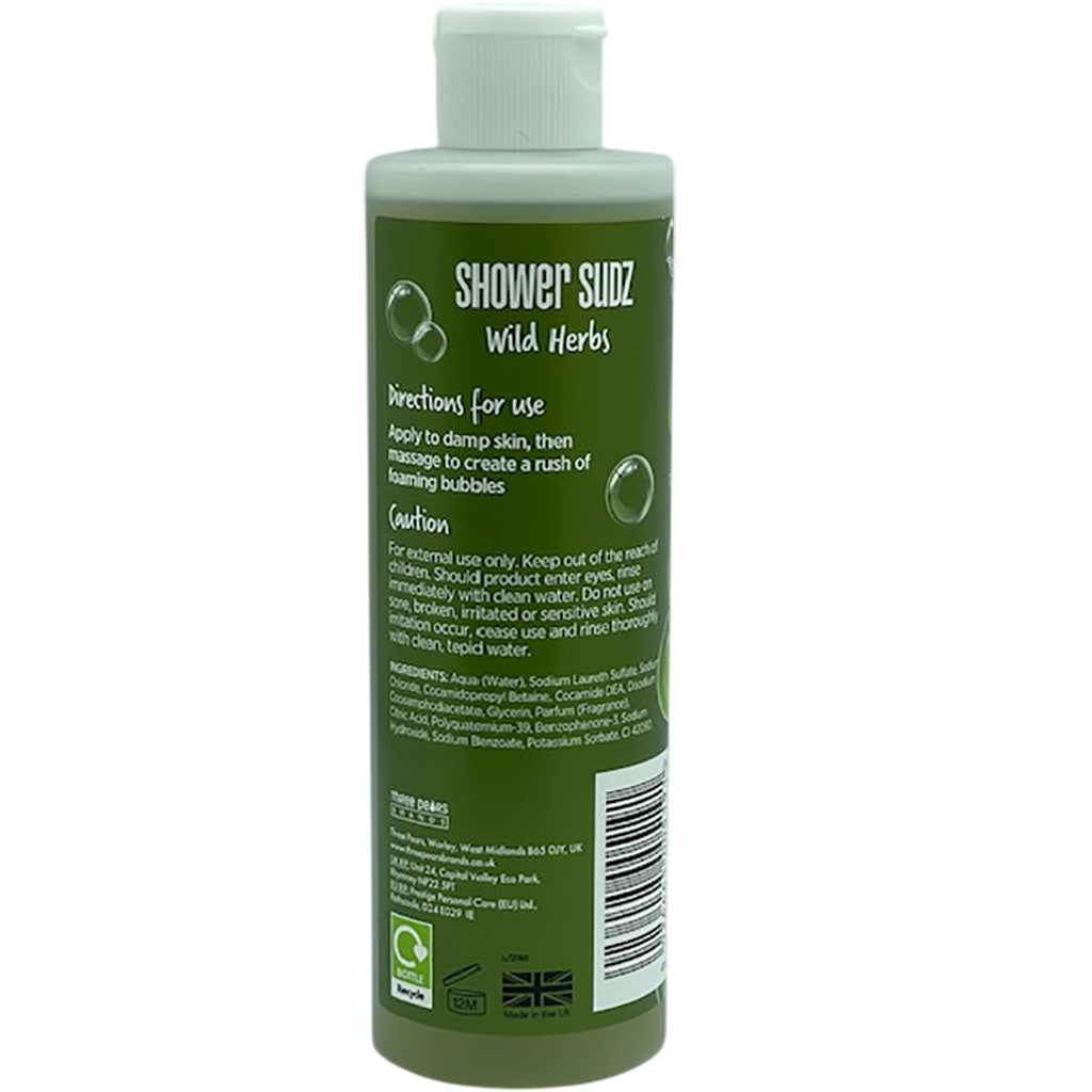 Three Pears Cyclax Wild Herbs Shower Sudz Body Wash