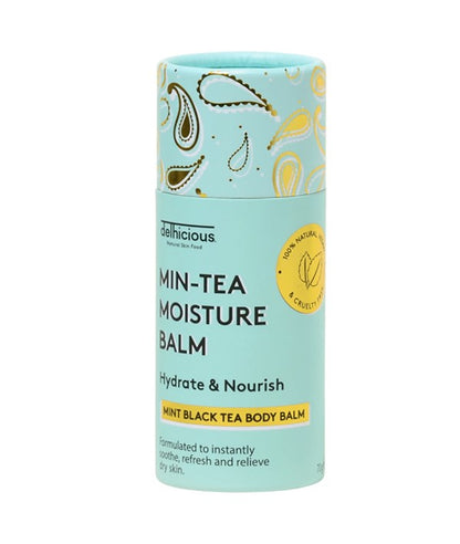 Delhicious Body Min Tea Hydrate And Nourish Mint Black Tea Moisture Body Balm
