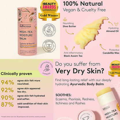 Delhicious Body Migh Tea Hydrate And Nourish Moisture Body Balm Original Black Tea