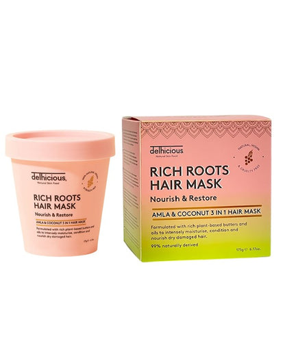 Delhicious Body Rich Roots Nourish And Restore 3 In 1 Hair Mask