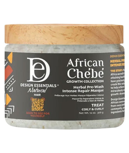 Design Essentials Natural Hair African Chebe Herbal Pre Wash Intense Repair Masque
