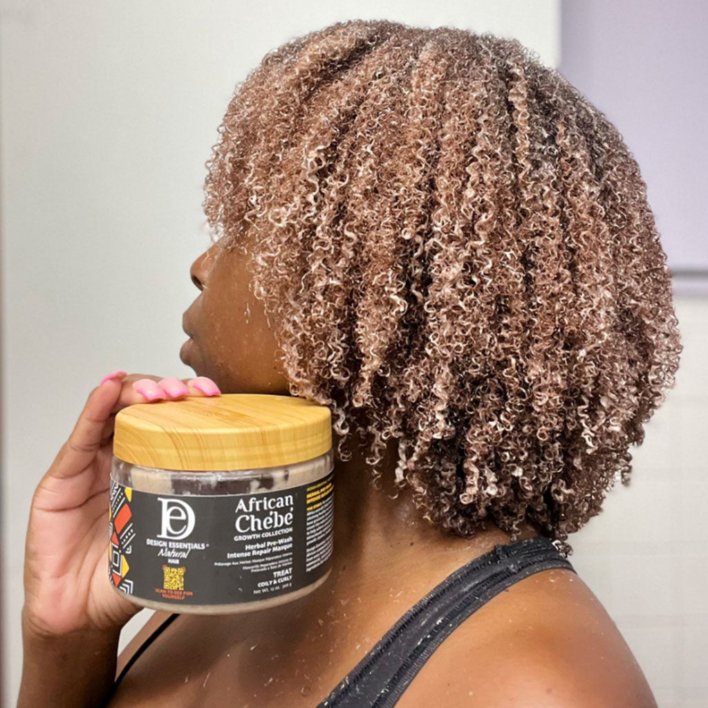 Design Essentials Natural Hair African Chebe Herbal Pre Wash Intense Repair Masque