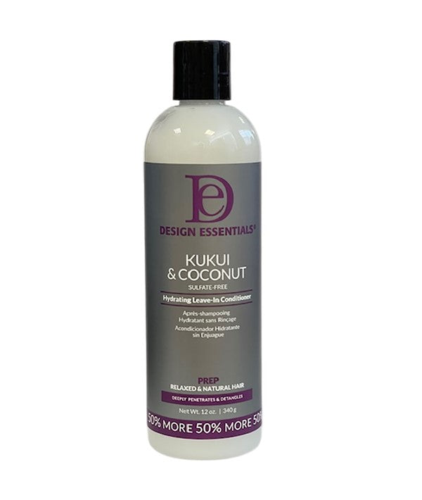 Design Essentials Kukui And Coconut Hydrating Leave In Conditioner