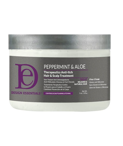 Design Essentials Peppermint And Aloe Therapeutics Anti Itch Hair And Scalp Treatment