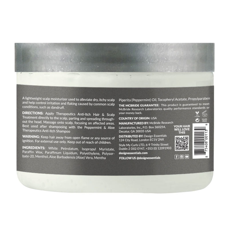 Design Essentials Peppermint And Aloe Therapeutics Anti Itch Hair And Scalp Treatment