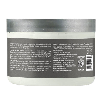 Design Essentials Peppermint And Aloe Therapeutics Anti Itch Hair And Scalp Treatment