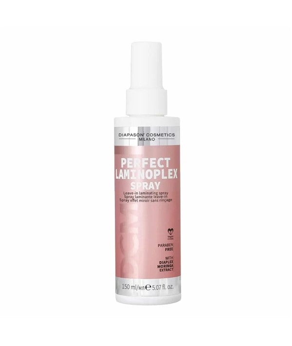 Diapason Cosmetics Milano DCM Perfect Laminoplex Spray in 150ml bottle, hair spray for styling and hold.