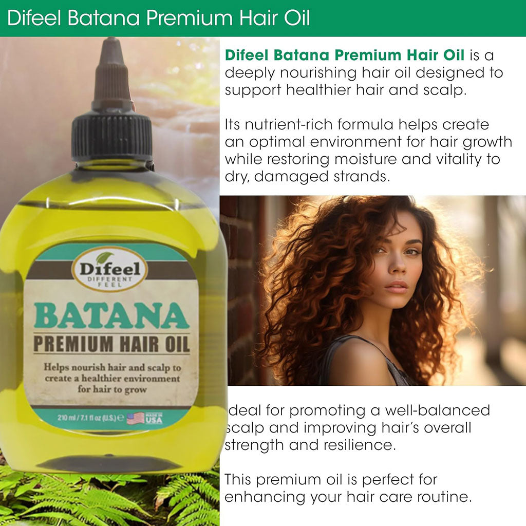 Difeel  Batana Premium Hair Oil For Scalp And Hair Nourishing
