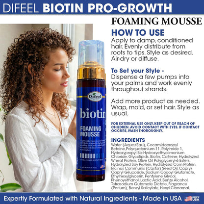 Difeel  Biotin Foaming Mousse