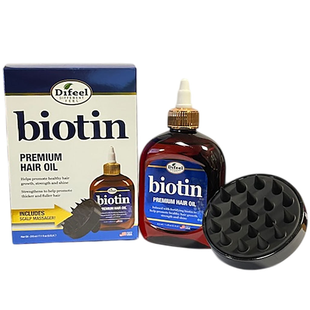 Difeel  Biotin Premium Hair Oil With Scalp Massager