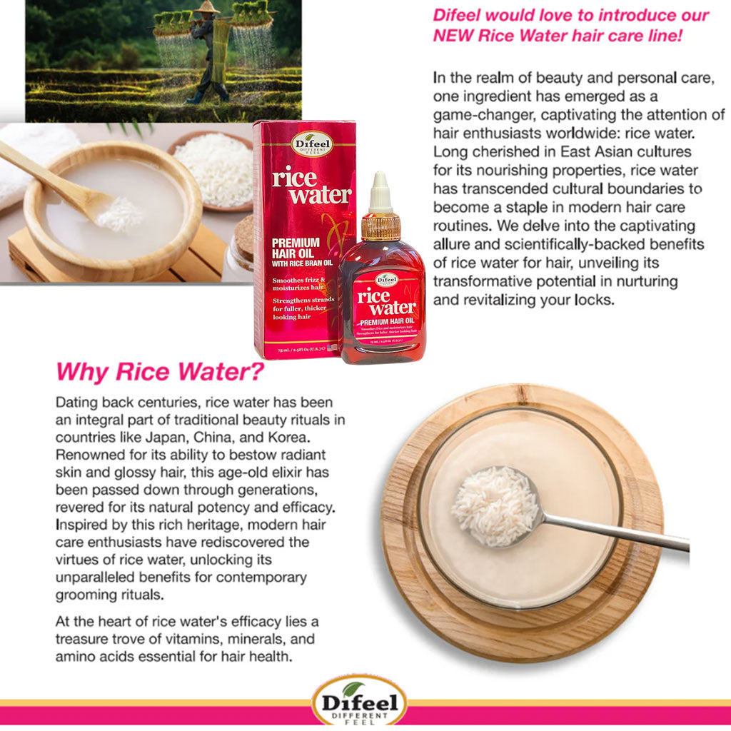 Difeel  Rice Water Premium Hair Oil