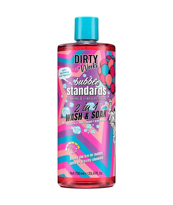 Dirty Works  Bubble Standards 2 In 1 Wash And Soak
