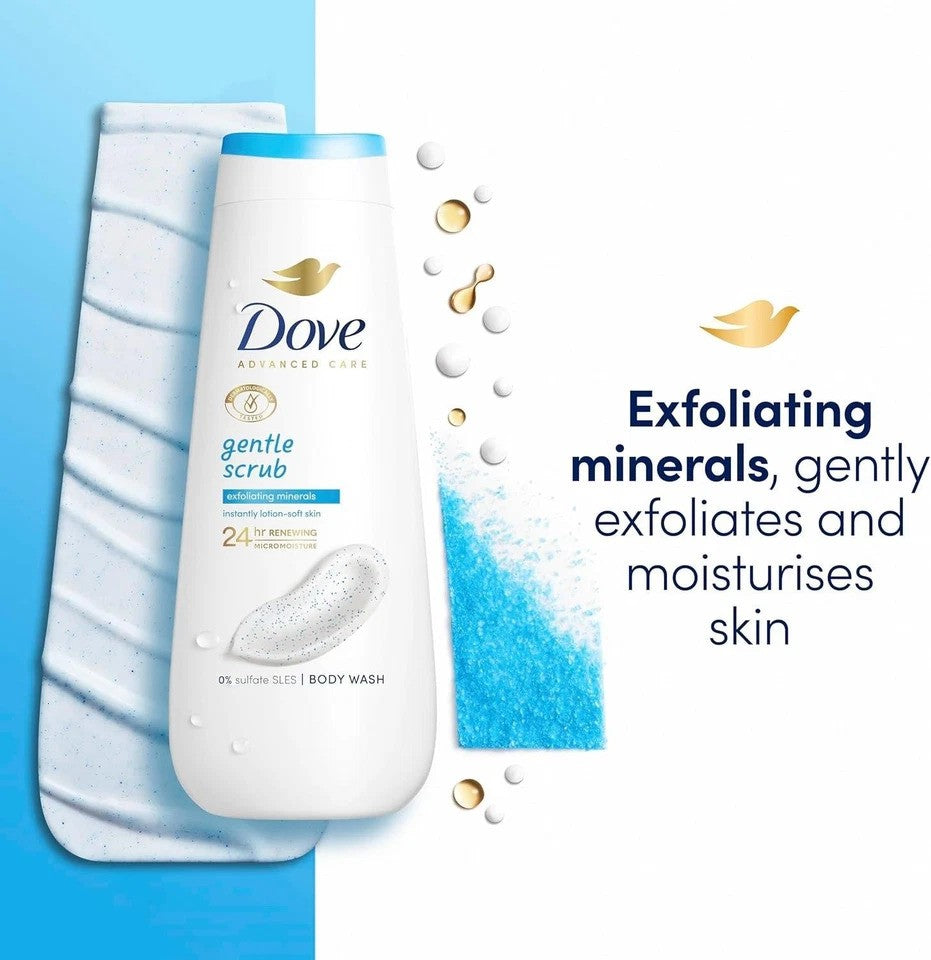 Dove Advanced Care Gentle Scrub Body Wash