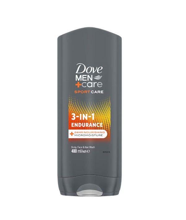 Dove Men Care Sport Care 3 In 1 Endurance Body Face And Hair Wash