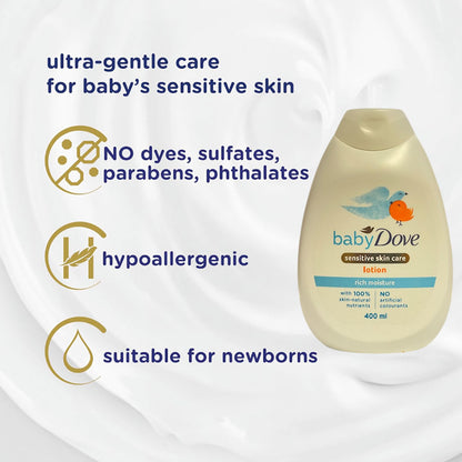 Dove  Baby Sensitive Skin Care Rich Moisture Lotion