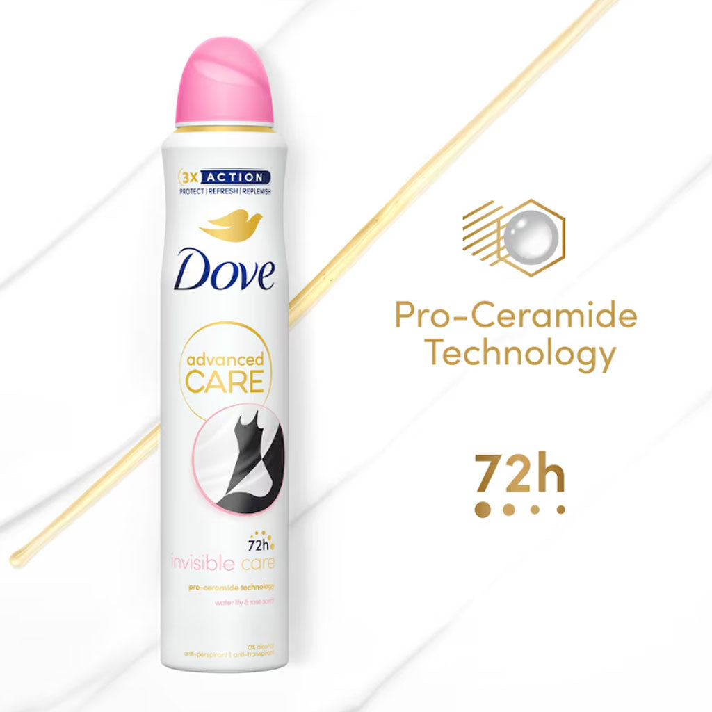 Dove  Women Invisible Care 72H Advanced Care Antiperspirant Deodorant Spray