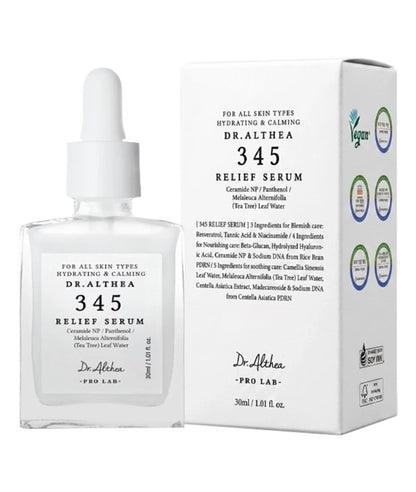 Dr Althea 345 Relief Serum K Beauty skincare bottle product image