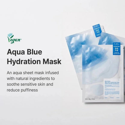 Dr Althea Aqua Blue Hydration Mask, K Beauty skincare mask packaging