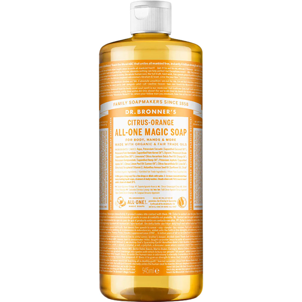 Dr Bronners Citrus Orange All One Magic Soap